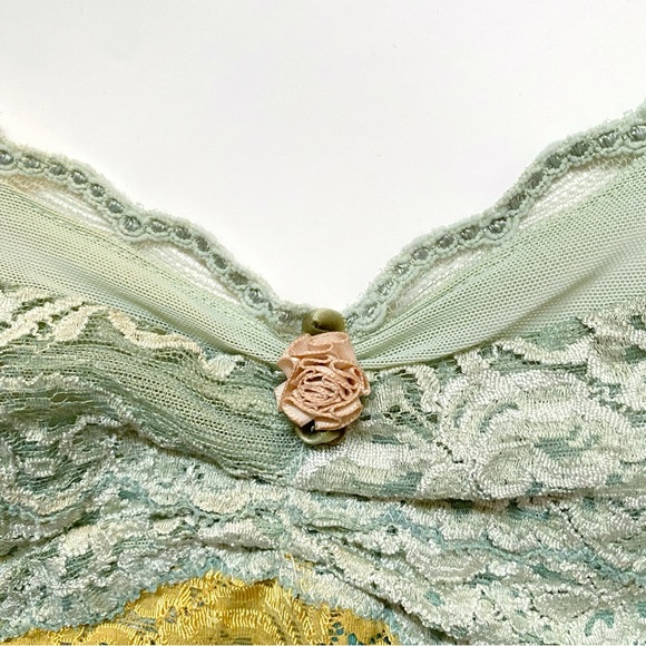 VINTAGE CASADEI BETTY BOOP SLEEVELESS MINI DRESS green blue gold - Picture 10 of 13